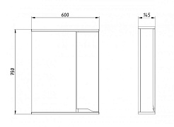 ASB-Mebel Мебель для ванной Бари 60 – фотография-5
